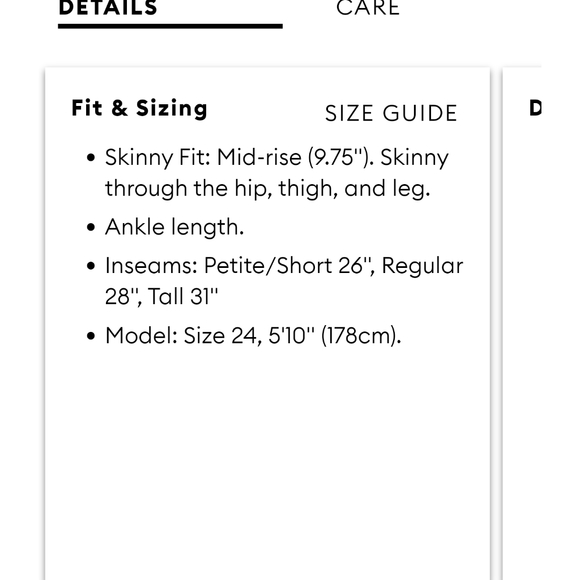 Gorgeous Mid Rise Velvet Skinny pants - Picture 5 of 7